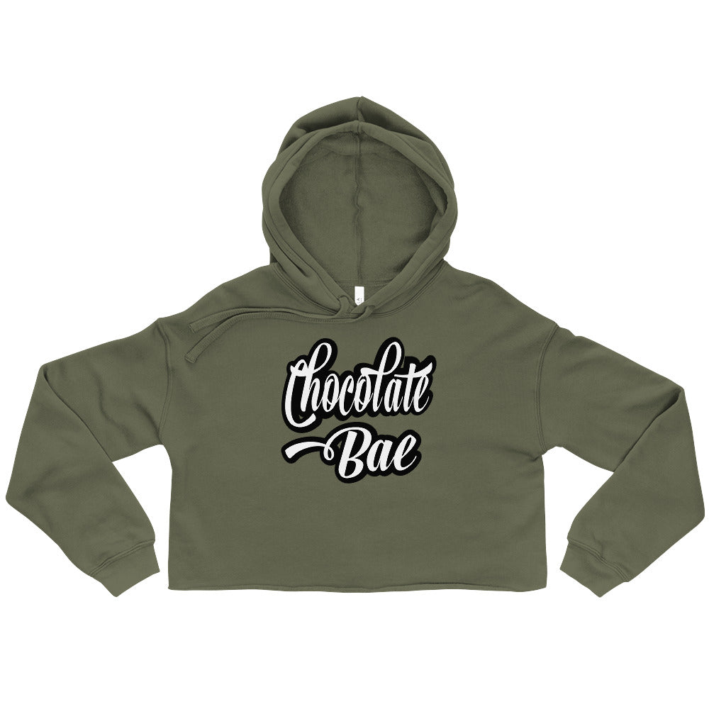 Chocolate Bae Crop Top Hoodie - MELANIN FASHION