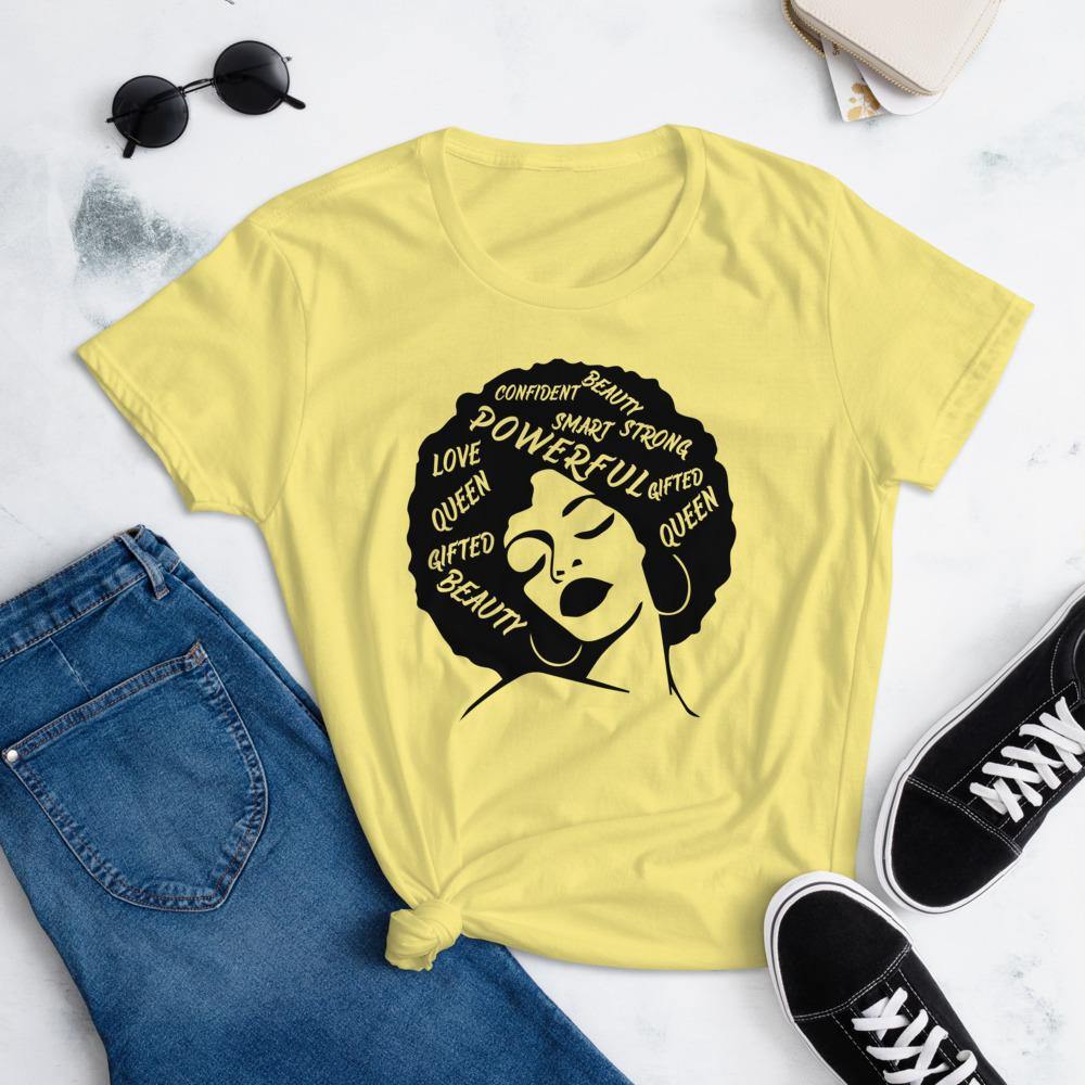 All Powerful Women's short sleeve t-shirt - MELANIN FASHION